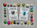 Pocket Hug Crystal for Teacher, Gift and card for favourite nursery teacher, letterbox gift for my Key worker, End of year leaving gift.