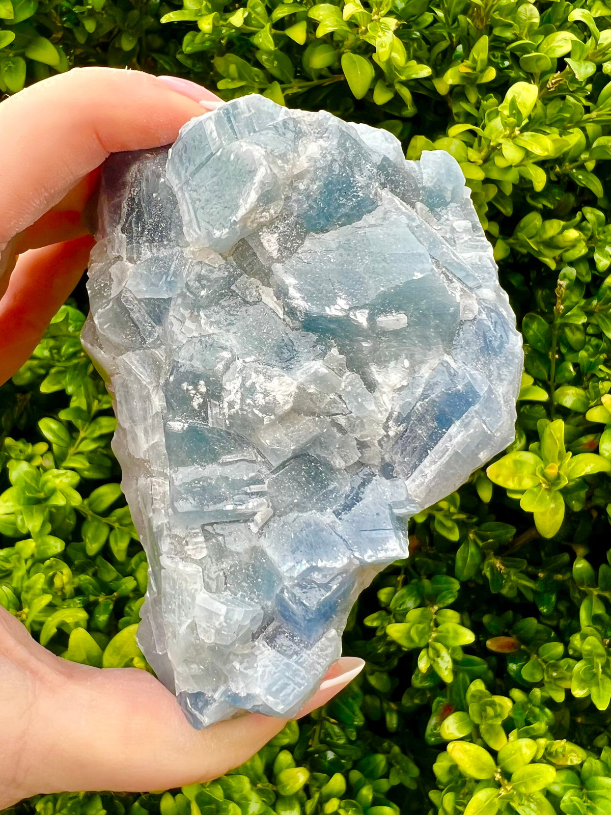 Blue Calcite Crystals Large Raw Chunks, UK Crystals, Ethically Sourced, Crystal Gift