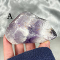 Raw Chevron Amethyst Crystal, Dream Amethyst Stone, Ethically Sourced UK Crystals, Reiki Healing Chakra Stone, Purple Crystal Gift for her