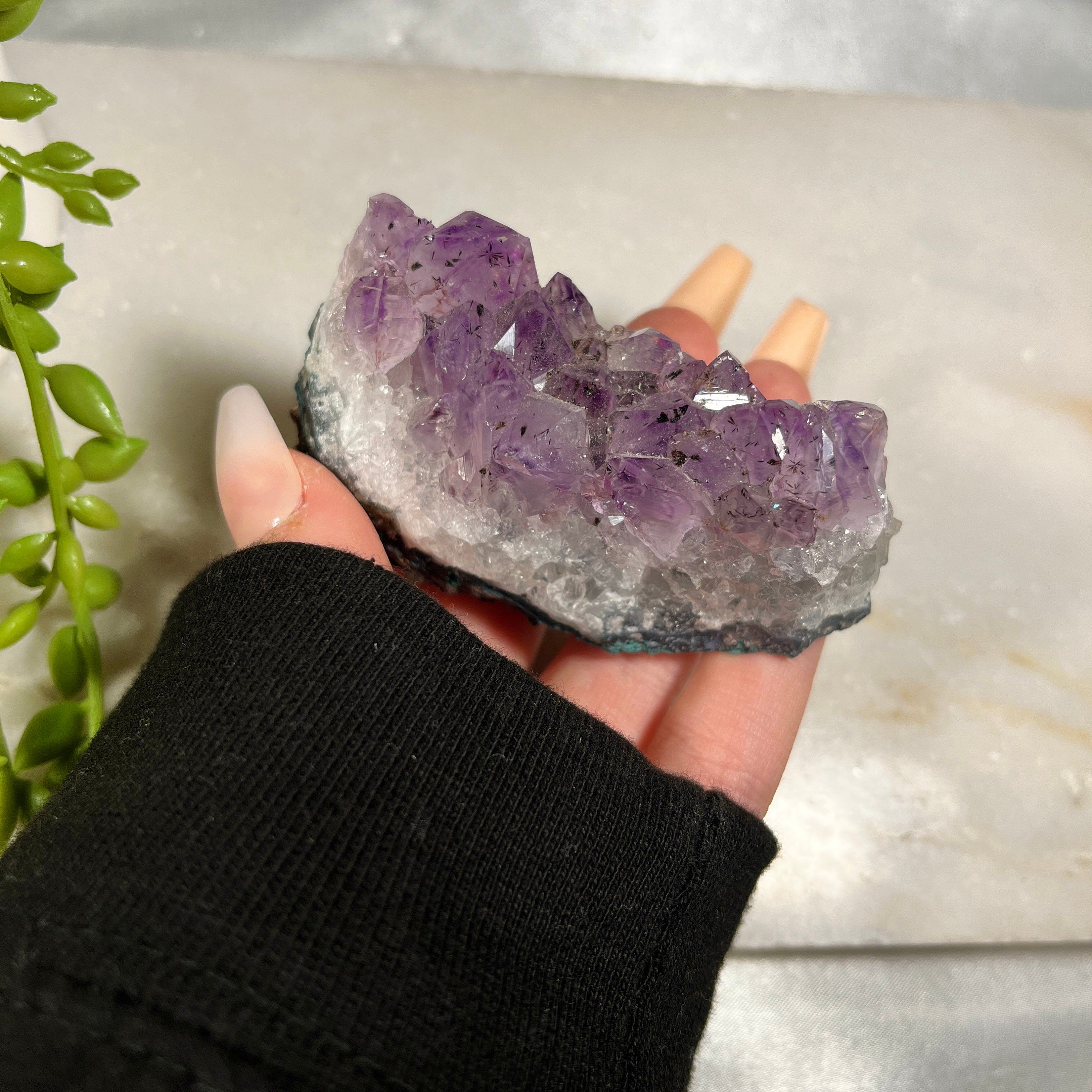 Amethyst Crystal Clusters, Raw Amethyst Geodes, Raw Amethyst, Purple Crystals, Soothe Anxiety, Consciously Sourced, UK Healing Crystals