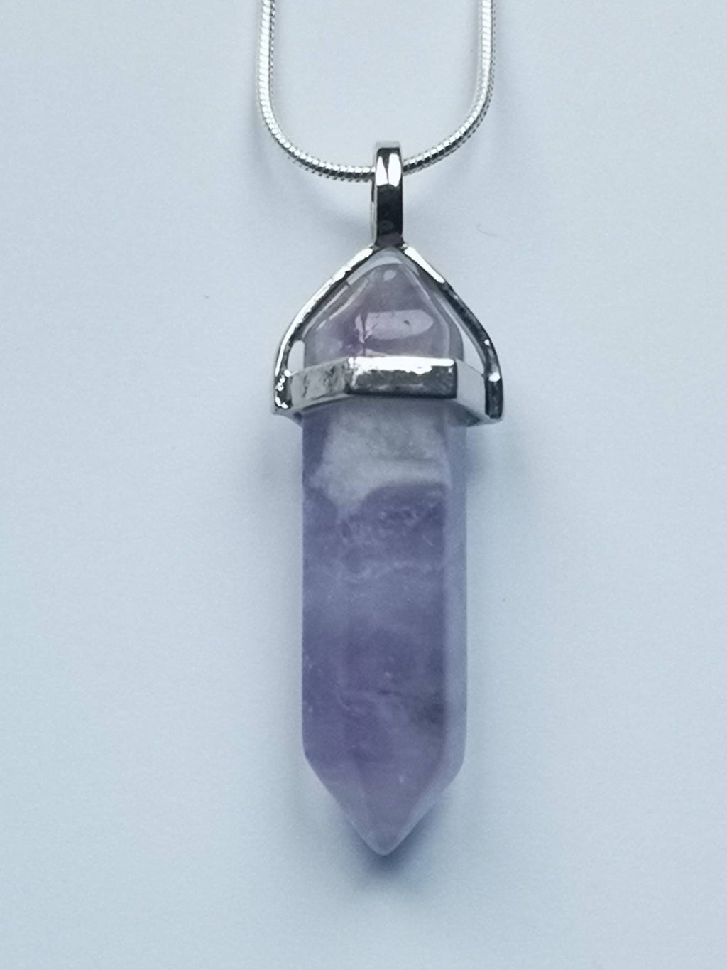 Amethyst and Rose Quartz Point Necklaces, Ethically Sourced UK Healing Crystals, Crystal Necklace, Rose Quartz Pendant, Amethyst Pendant