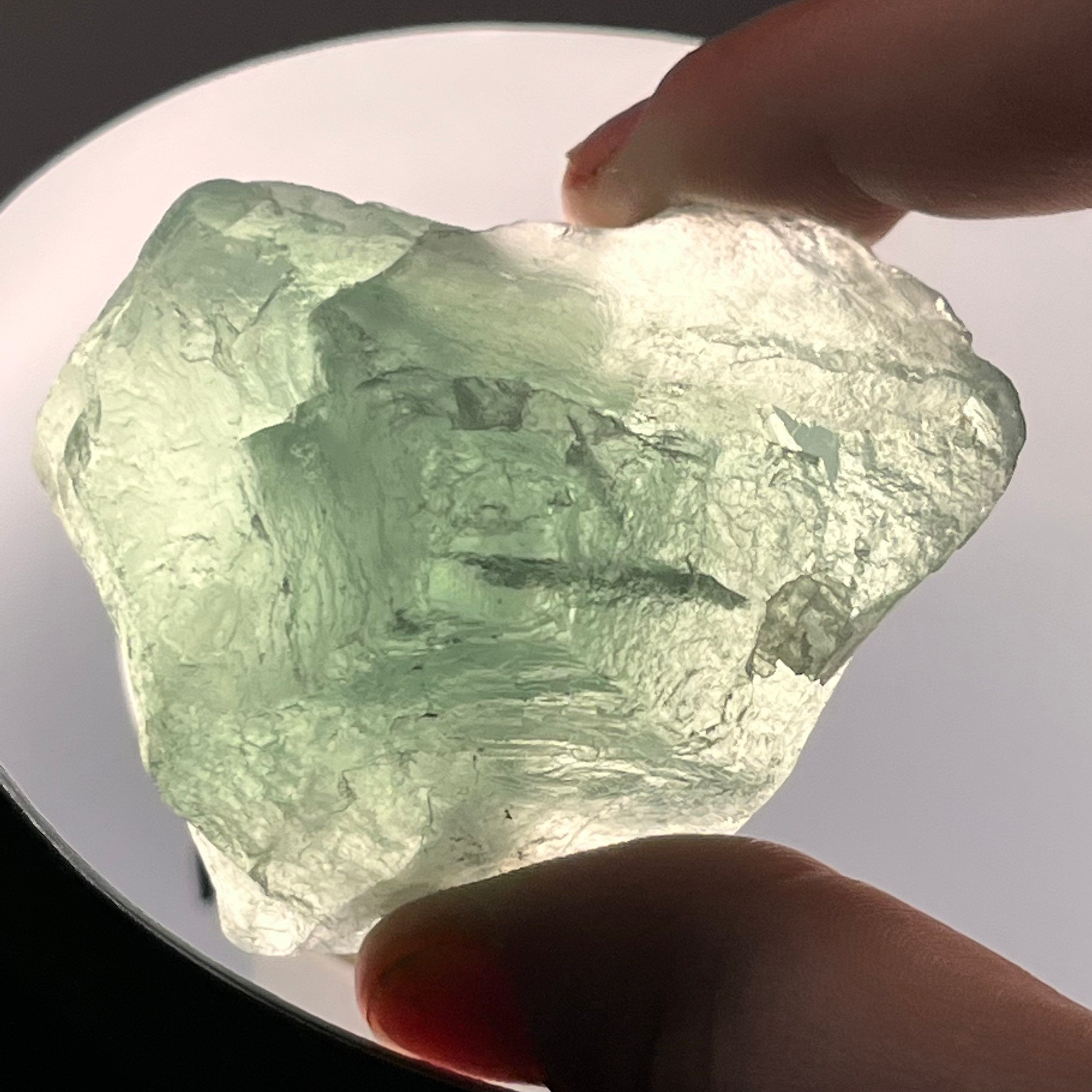 Raw Green Fluorite Chunks, Consciously Sourced UK Crystals