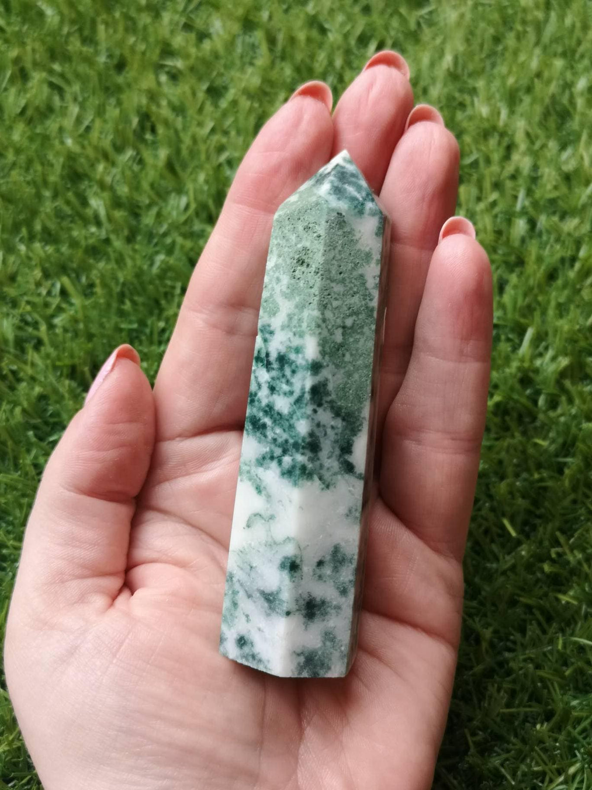 Tree Agate Towers, Crystal Generators, Ethically Sourced UK Crystals