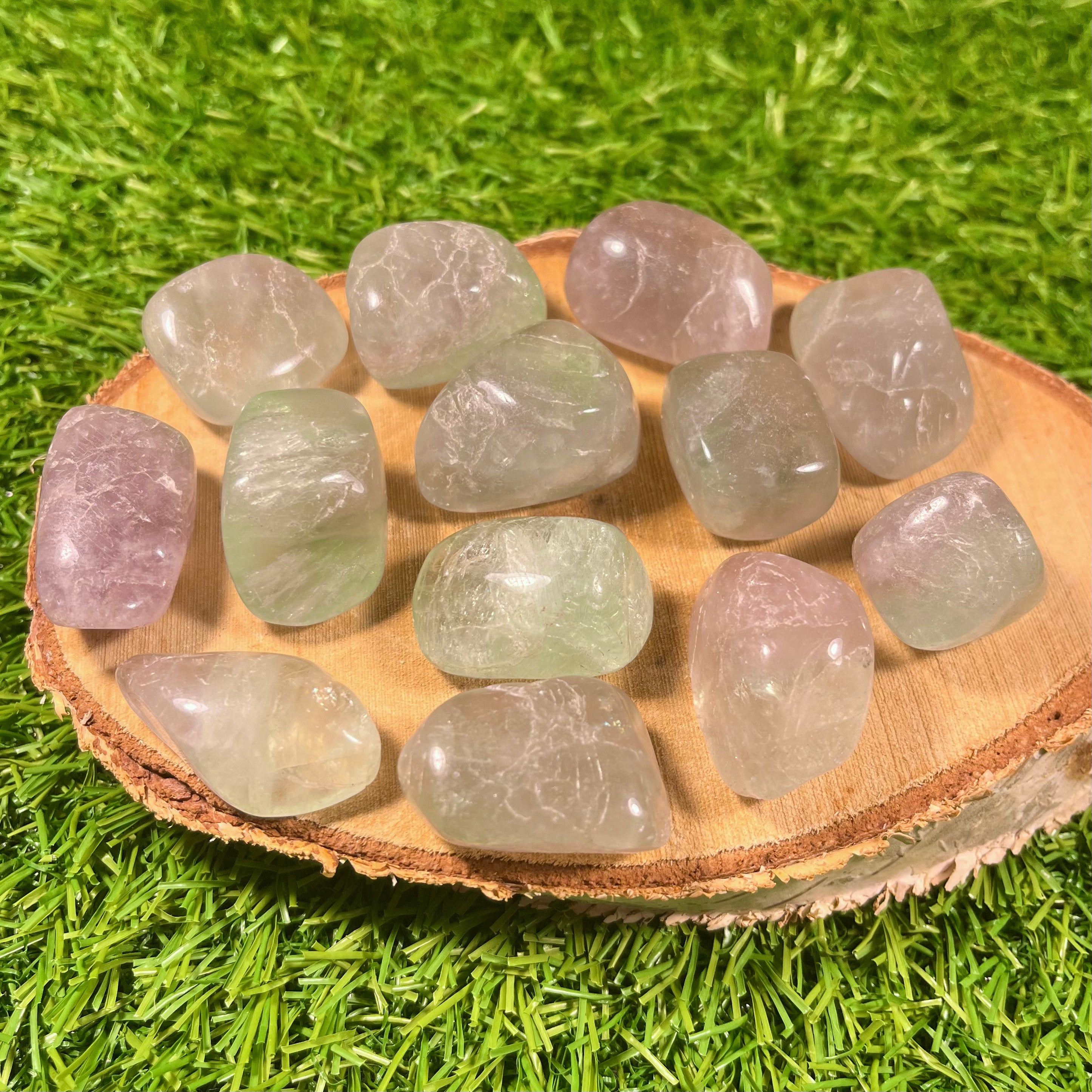Rainbow Fluorite Tumblestones | Consciously Sourced Crystals