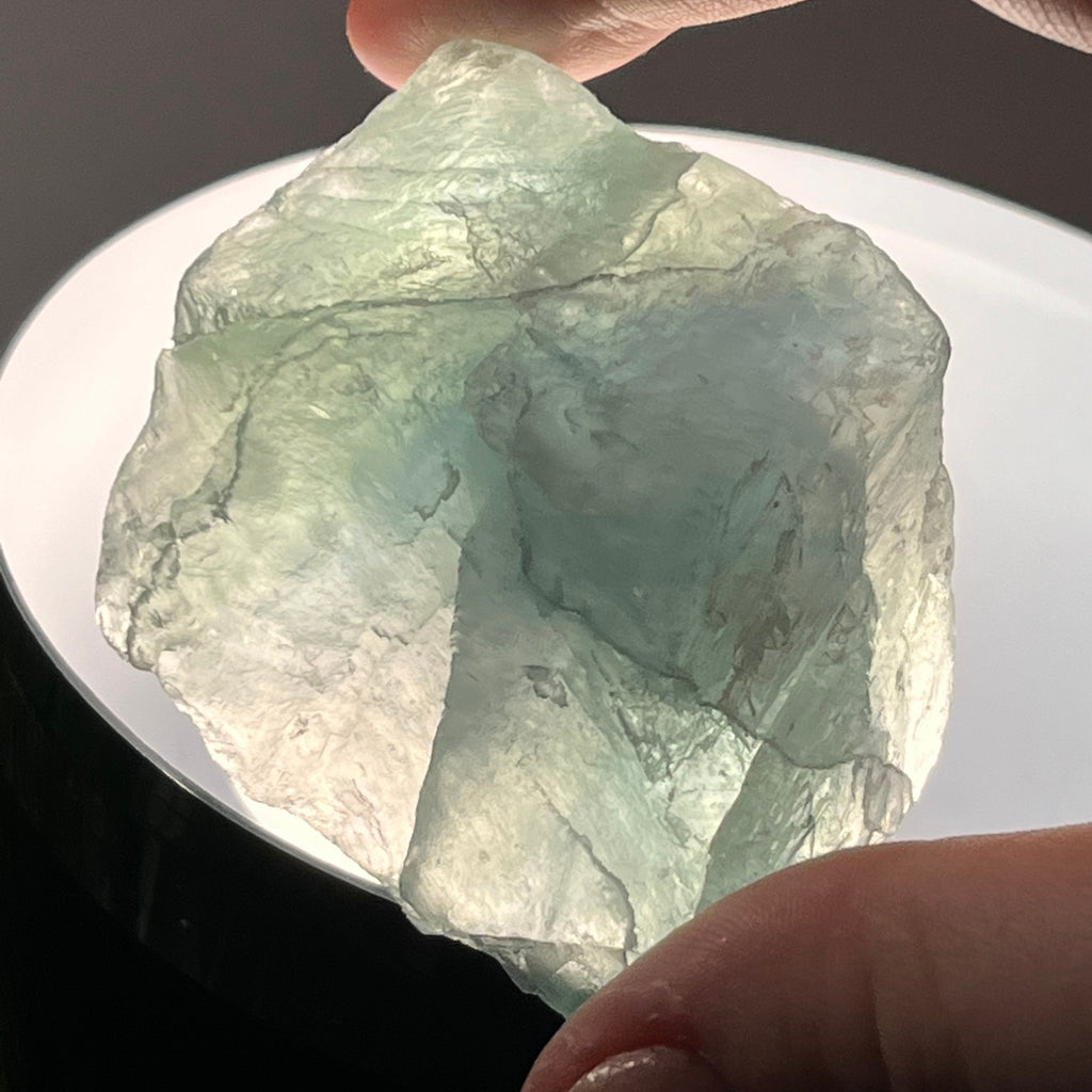 Raw Green Fluorite Chunks, Consciously Sourced UK Crystals