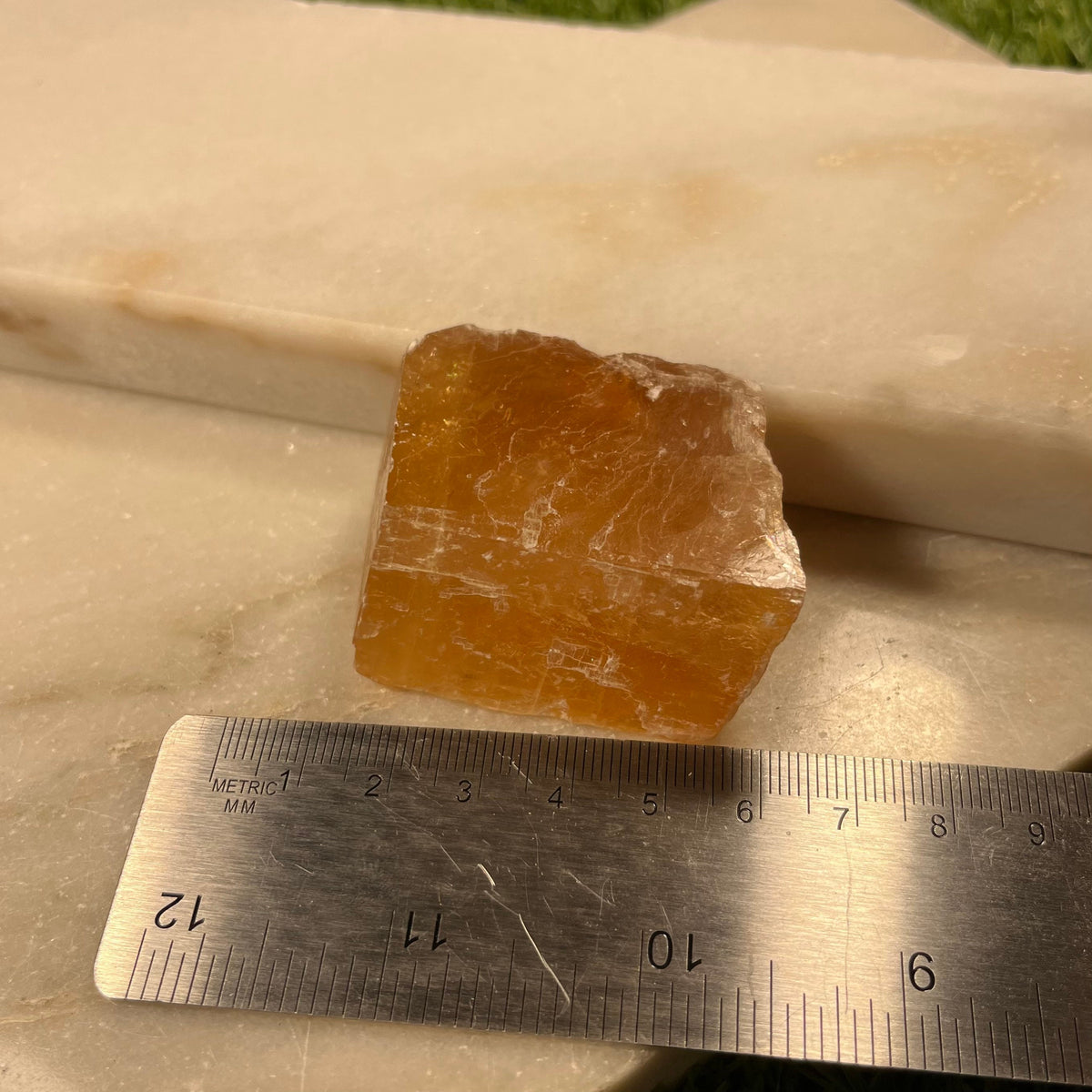 Honey Calcite crystal chunks, Raw Honey Calcite crystal, third eye chakra stone, solar plexus chakra crystal, ethically sourced UK crystal