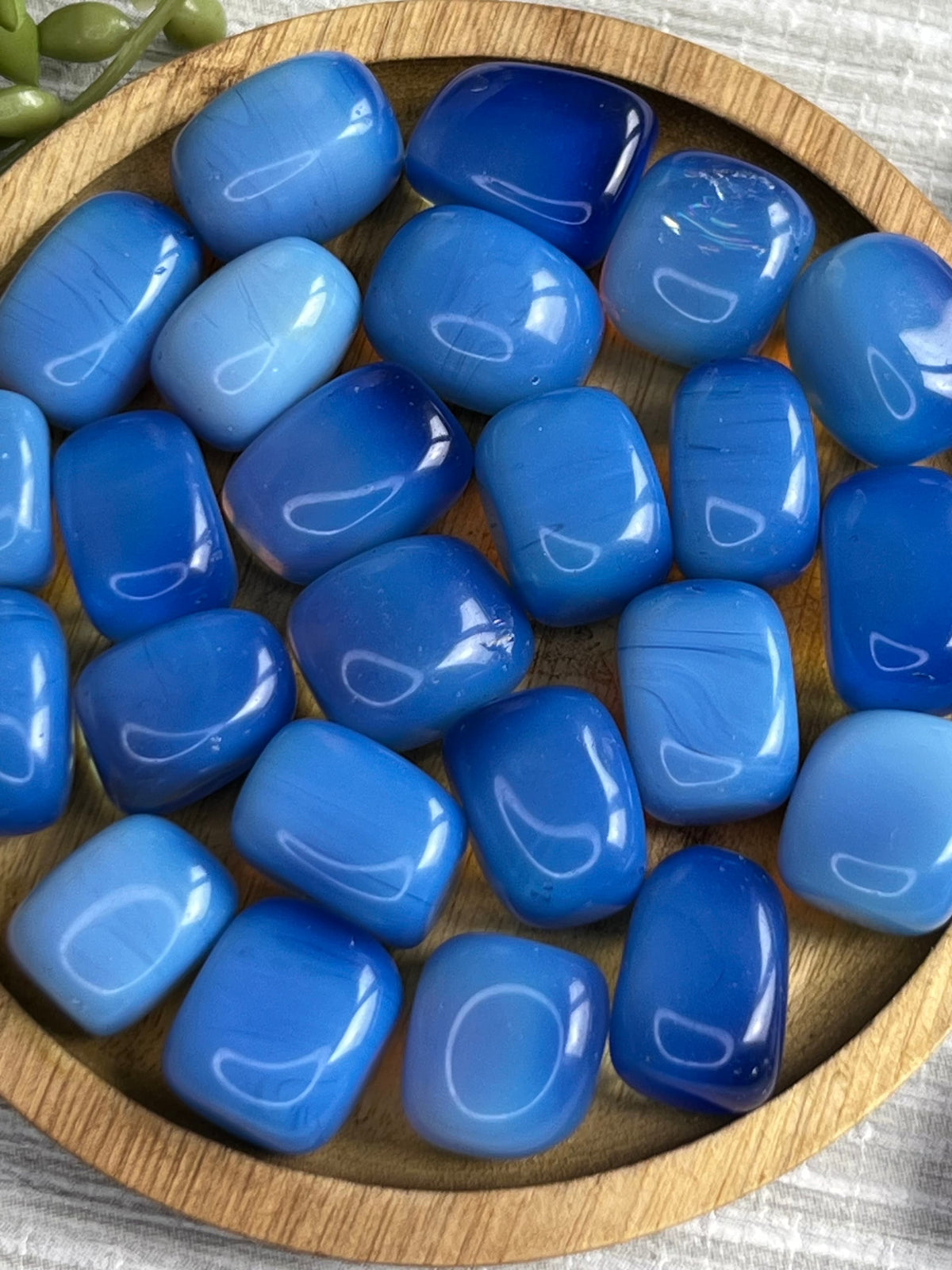 Blue Opalite Tumblestones, Blue Crystal gift, Ethically Sourced UK Crystals, Crystal Gift for strength, Chakra Stones, Metaphysical Shop