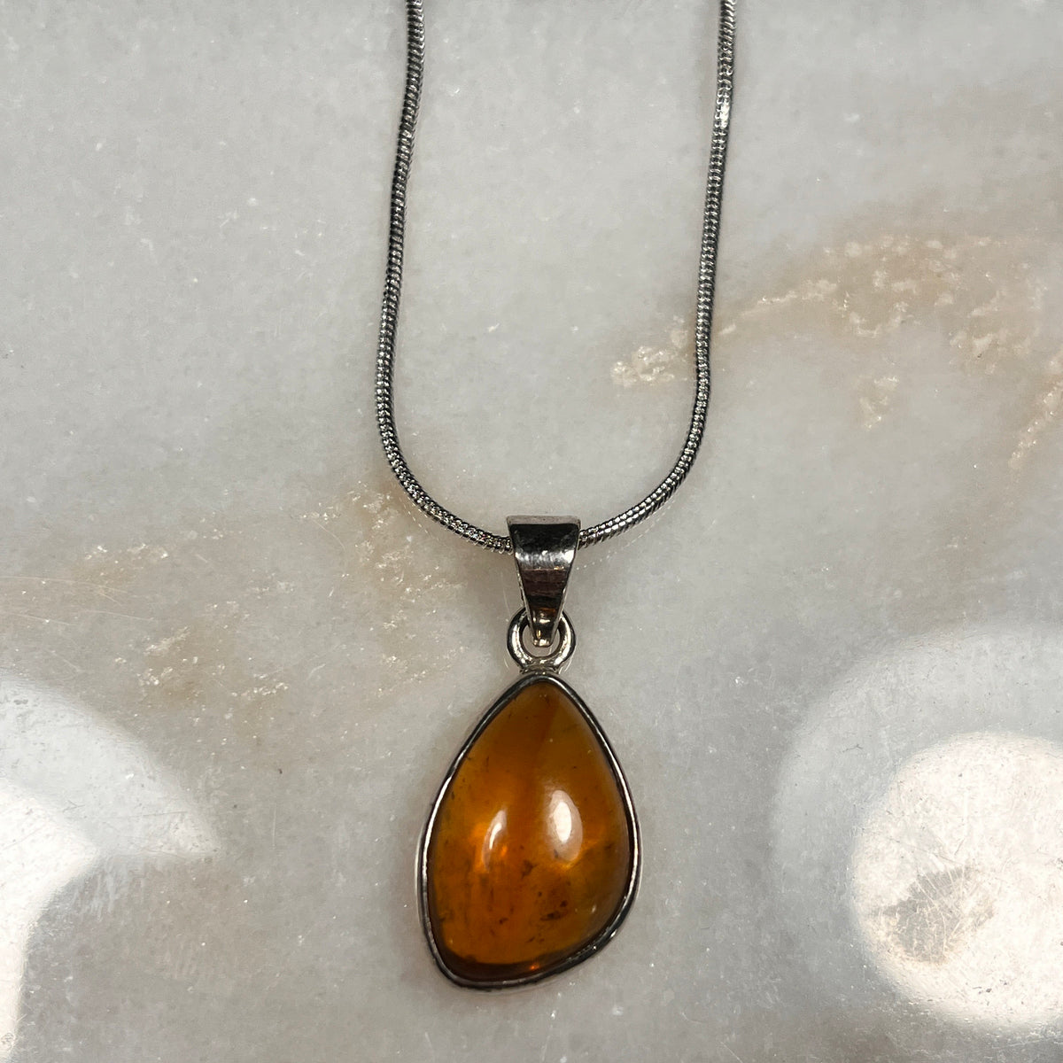 Natural Citrine Necklaces, Elegant Crystal and sterling silver Jewellery, ethically sourced UK crystals