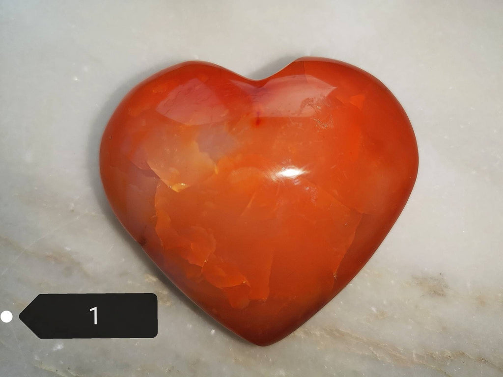 Gorgeous High Quality Carnelian Large Puffy Heart, Ethically Sourced UK Crystal, Mother's Day Gift, Birthday Present, Crystal Heart Gift