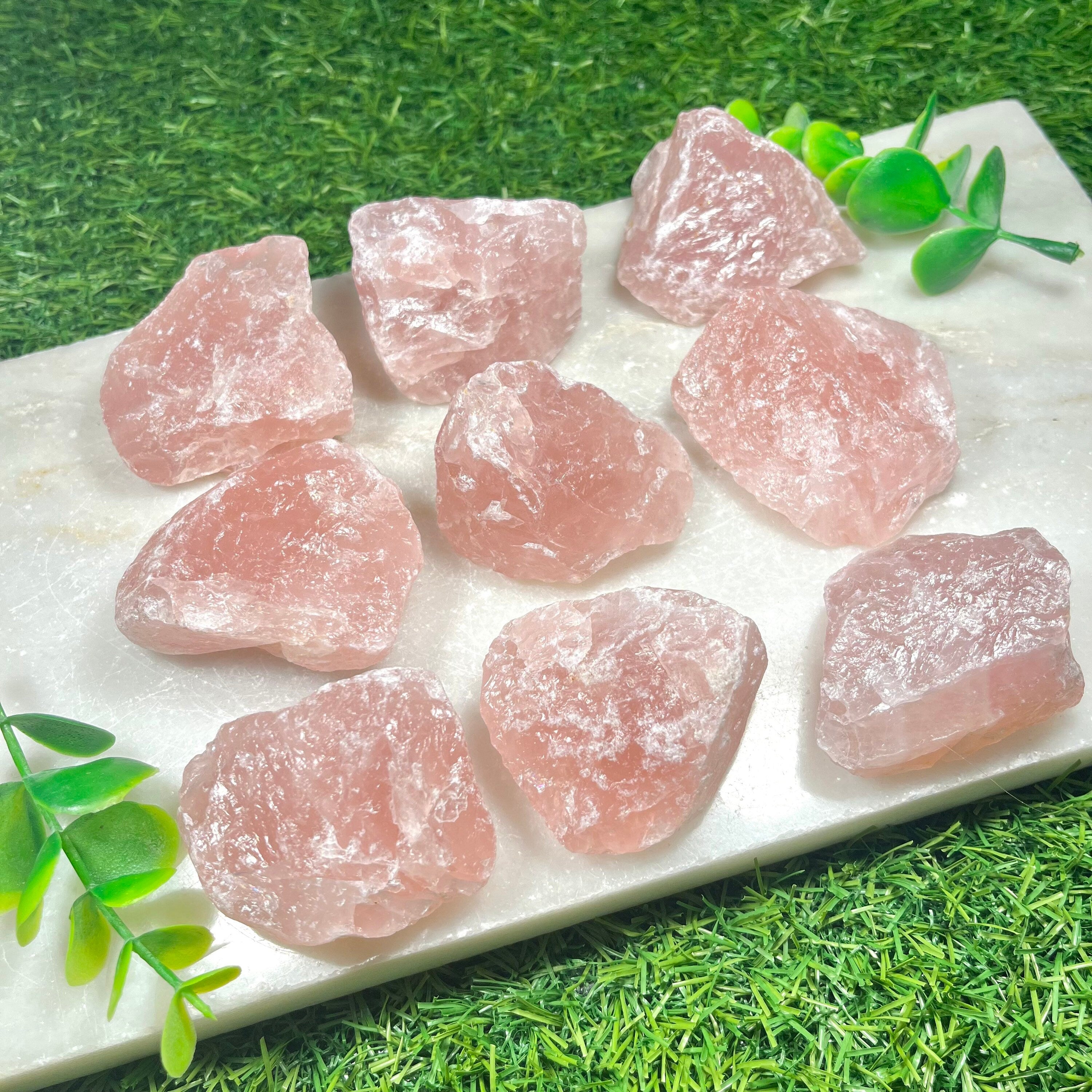 Raw Rose Quartz Healing Crystal, Pink Stone for Unconditional Love, UK Crystals, Ethically Sourced, Gemstone for fertility, Heart Chakra