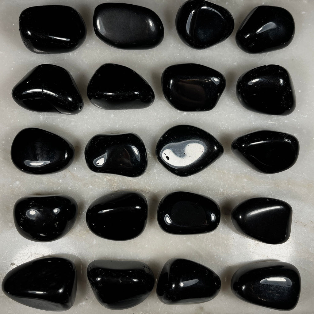 Black Obsidian Tumblestones, Protection Stone, Intuition, Reiki, Consciously Sourced UK Crystals | Gift