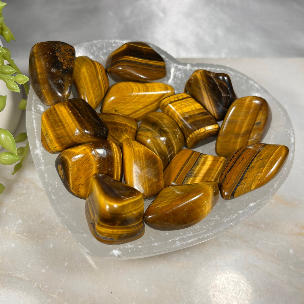Tigers Eye Tumblestones,  Ethically Sourced UK Crystals