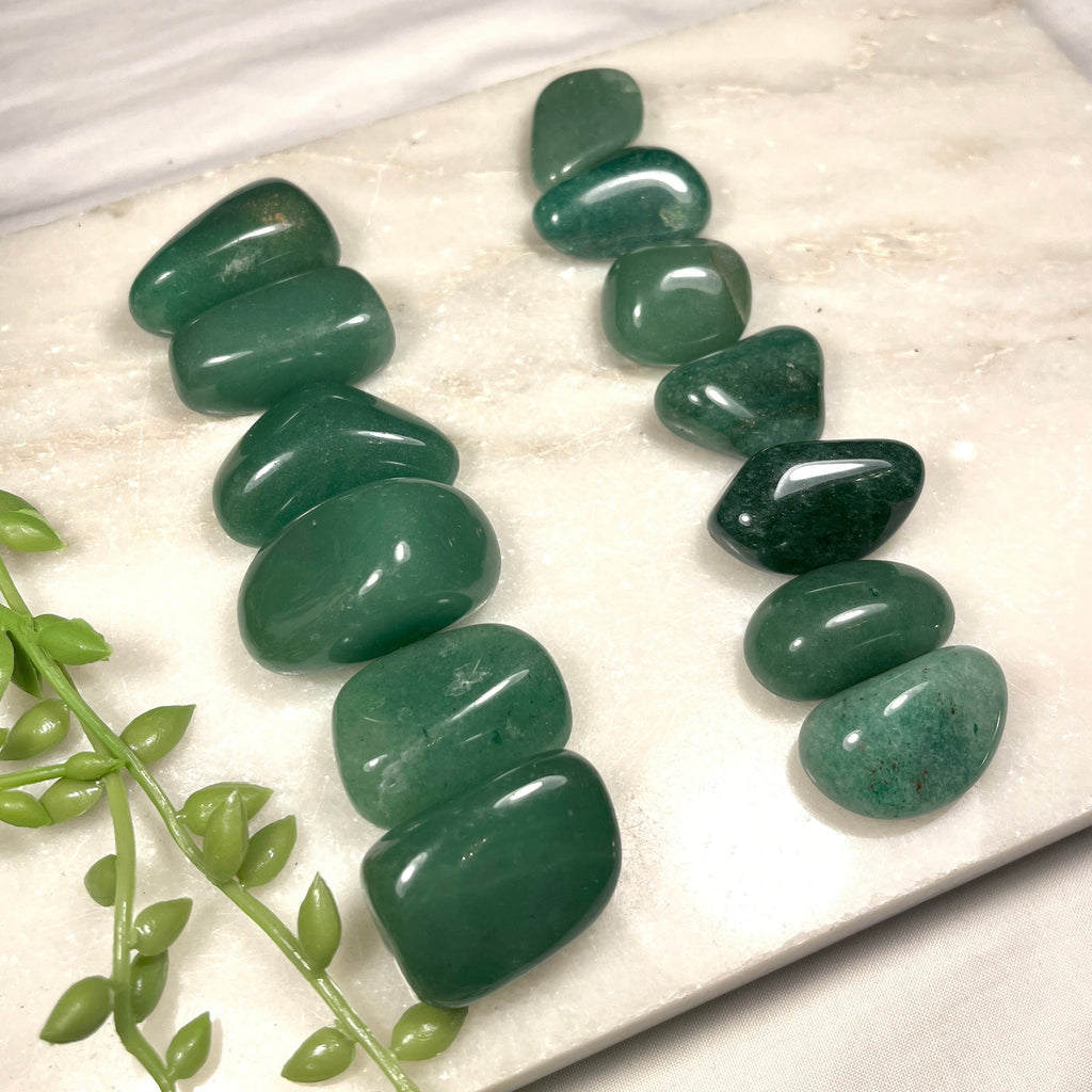 Green Aventurine Tumblestones, Consciously Sourced UK Crystals