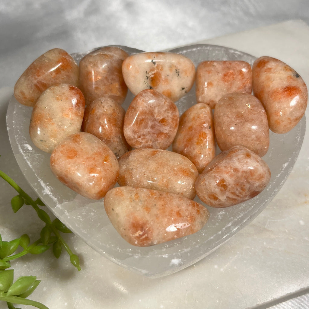 Ethically Sourced Sunstone Tumblestones, UK Crystals, Reiki Gift, Metaphysical healing, Orange Crystal, Sacral and Solar Plexus Chakras