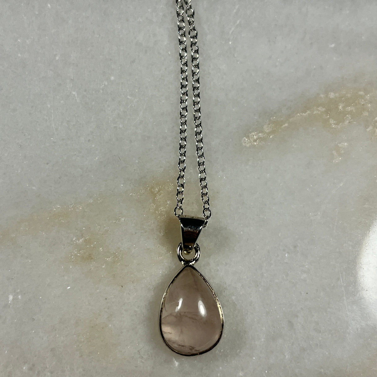 Rose Quartz Crystal Necklaces, Elegant Crystal Pendants, Consciously Sourced Crystal and Sterling Silver Jewellery, Crystal Gift
