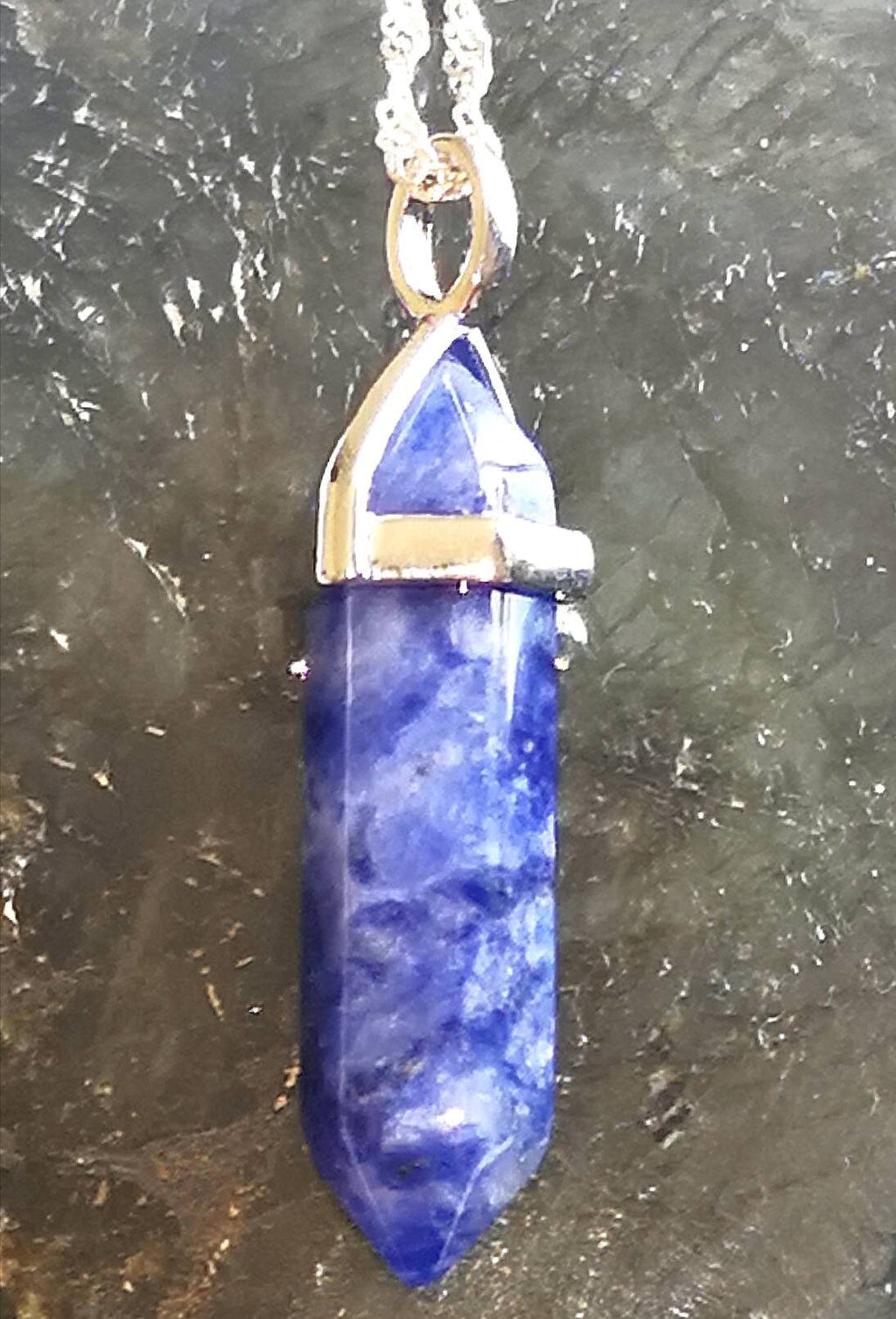 Crystal Point Necklaces,  Crystal Pendant on Silver Chain, Sterling Silver Crystal Jewellery, Ethically Sourced UK Crystal Gifts