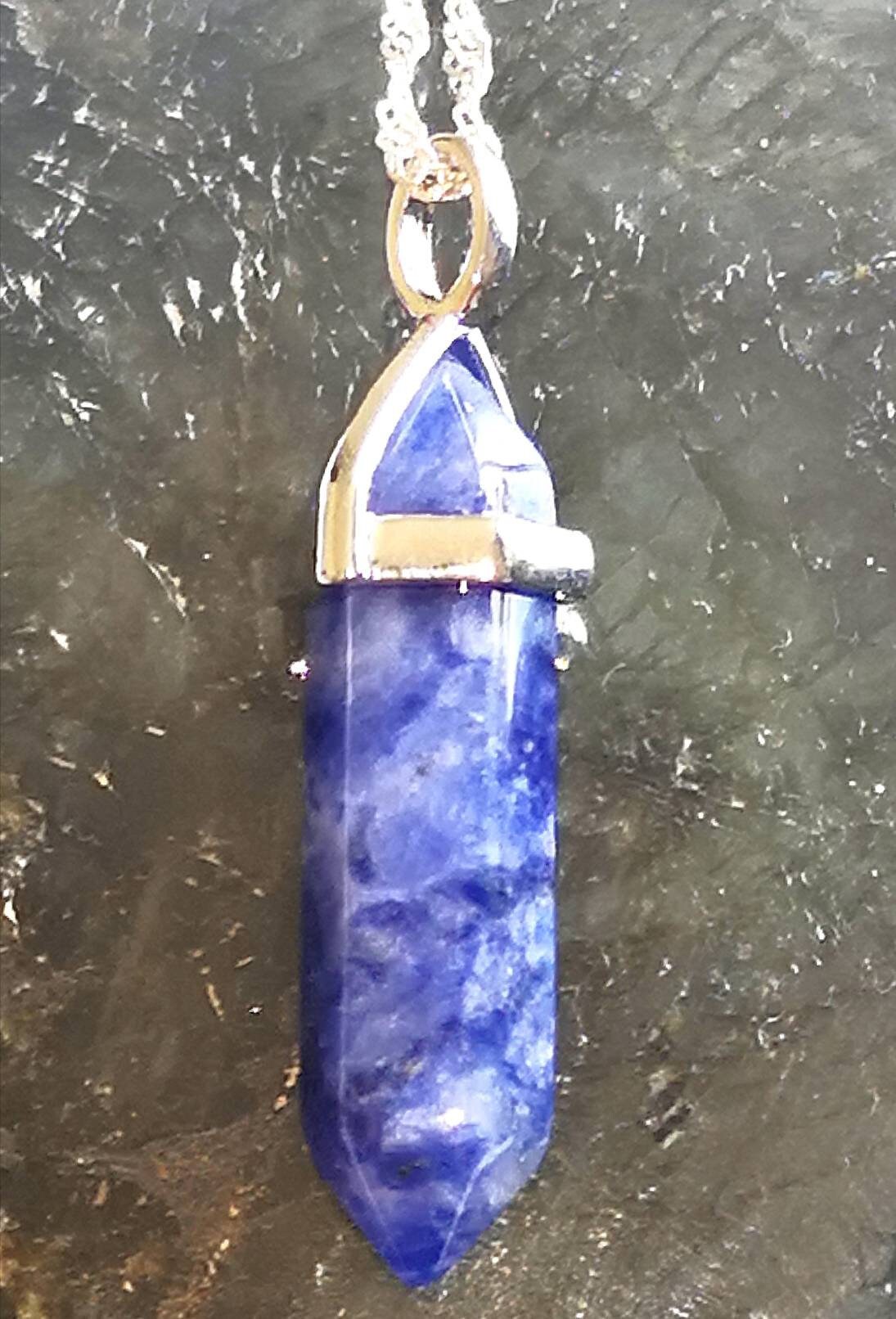Crystal Point Necklaces,  Crystal Pendant on Silver Chain, Sterling Silver Crystal Jewellery, Ethically Sourced UK Crystal Gifts