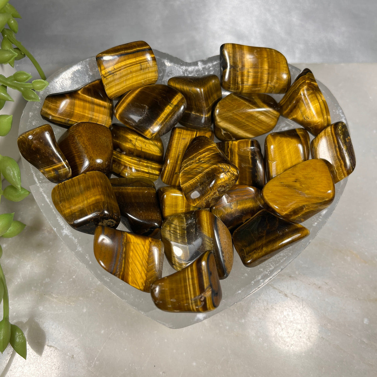 Tigers Eye Tumblestones,  Ethically Sourced UK Crystals