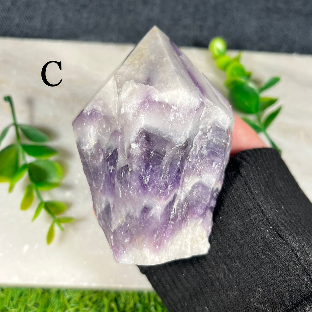 Amethyst Points , Amethyst Half Polished Points , Amethyst Towers , Consciously Sourced , Raw Amethyst , Chevron Amethyst , Amethyst Crystal