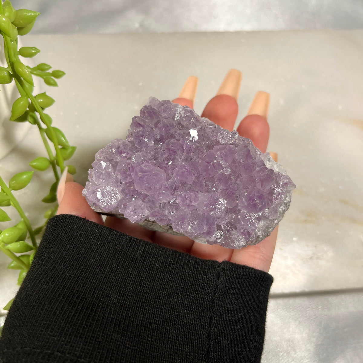 Amethyst Crystal Clusters, Raw Amethyst Geodes, Raw Amethyst, Purple Crystals, Soothe Anxiety, Consciously Sourced, UK Healing Crystals