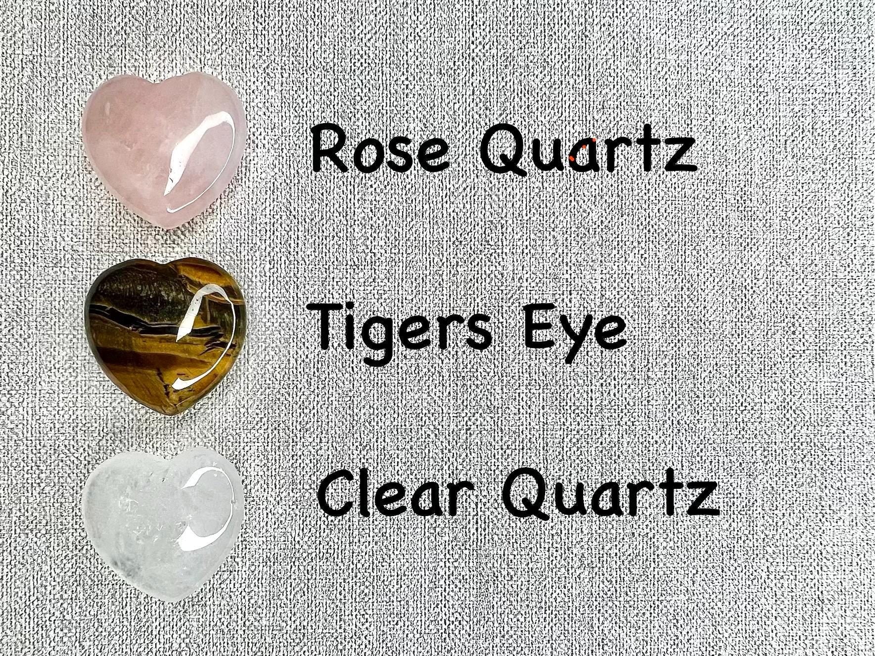 Crystal Heart Pocket Hug for Grandson, Crystal letterbox gift, Thinking of you present, card and Poem, Choose Own Crystal Type, Metaphysical