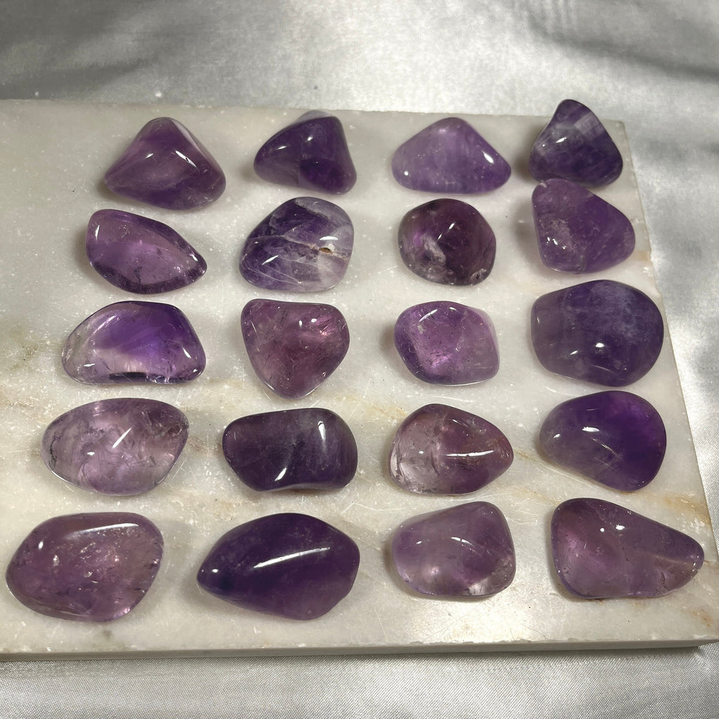 AAA Grade Amethyst Tumblestones, Amethyst Tumblestones, High Quality Lilac Amethyst, Consciously Sourced, UK Crystals
