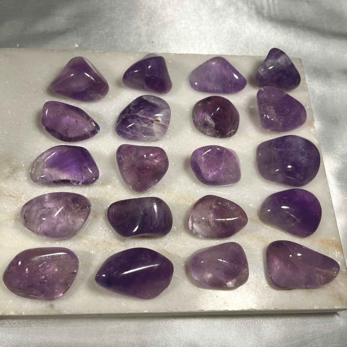 AAA Grade Amethyst Tumblestones, Amethyst Tumblestones, High Quality Lilac Amethyst, Consciously Sourced, UK Crystals