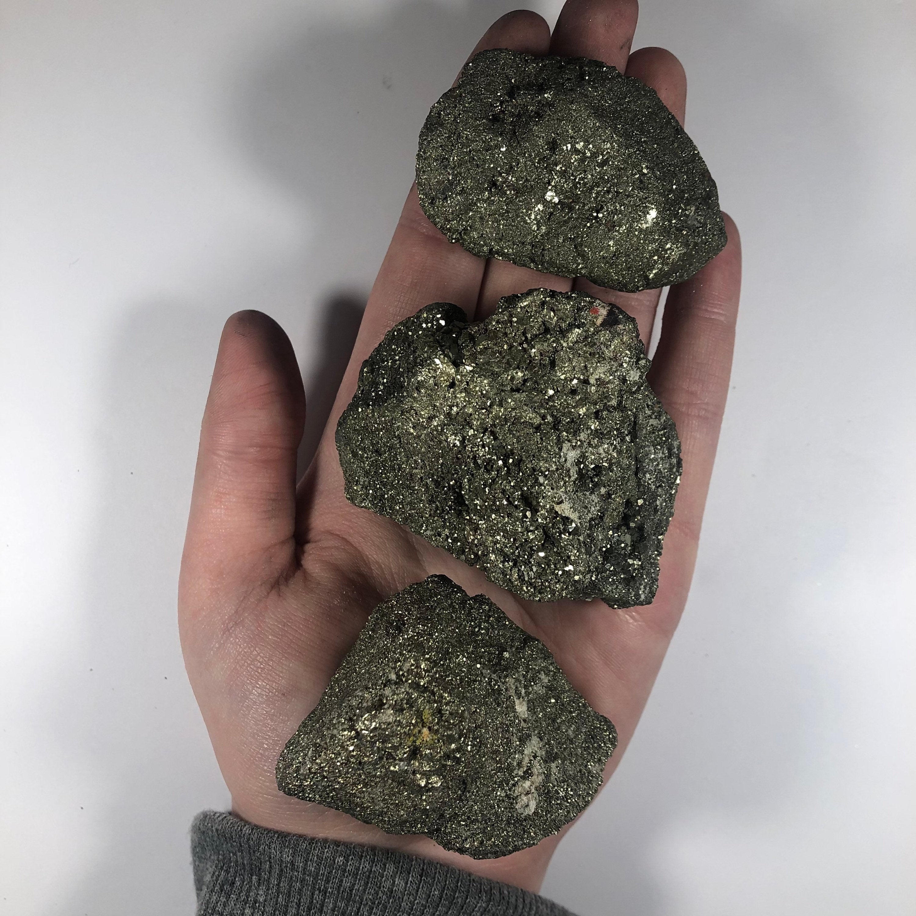 Raw Pyrite Crystals, UK Crystals, Ethically Sourced, Rough Fools Gold Stone, Attracting Money, Financial Abundance, Metaphysical Crystal