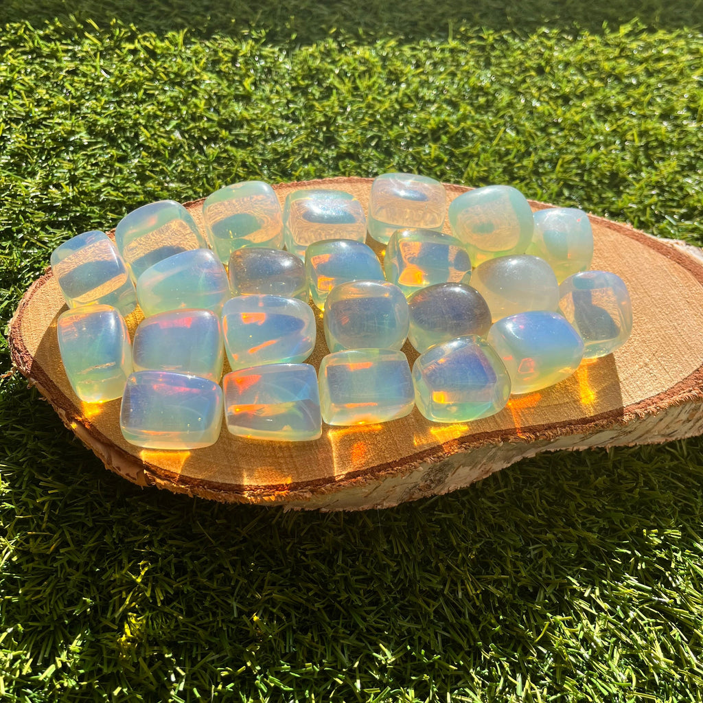 Opalite Tumblestones, Large Opalite Crystals, Ethically Sourced UK Crystals, White Crystal Gift, Reiki, High Quality Metaphysical Shop