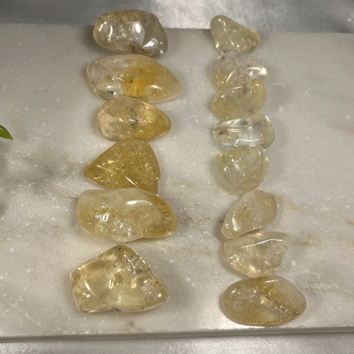 Citrine Tumblestones, Polished Heat Treated Amethyst, Consciously Sourced,  UK Crystals