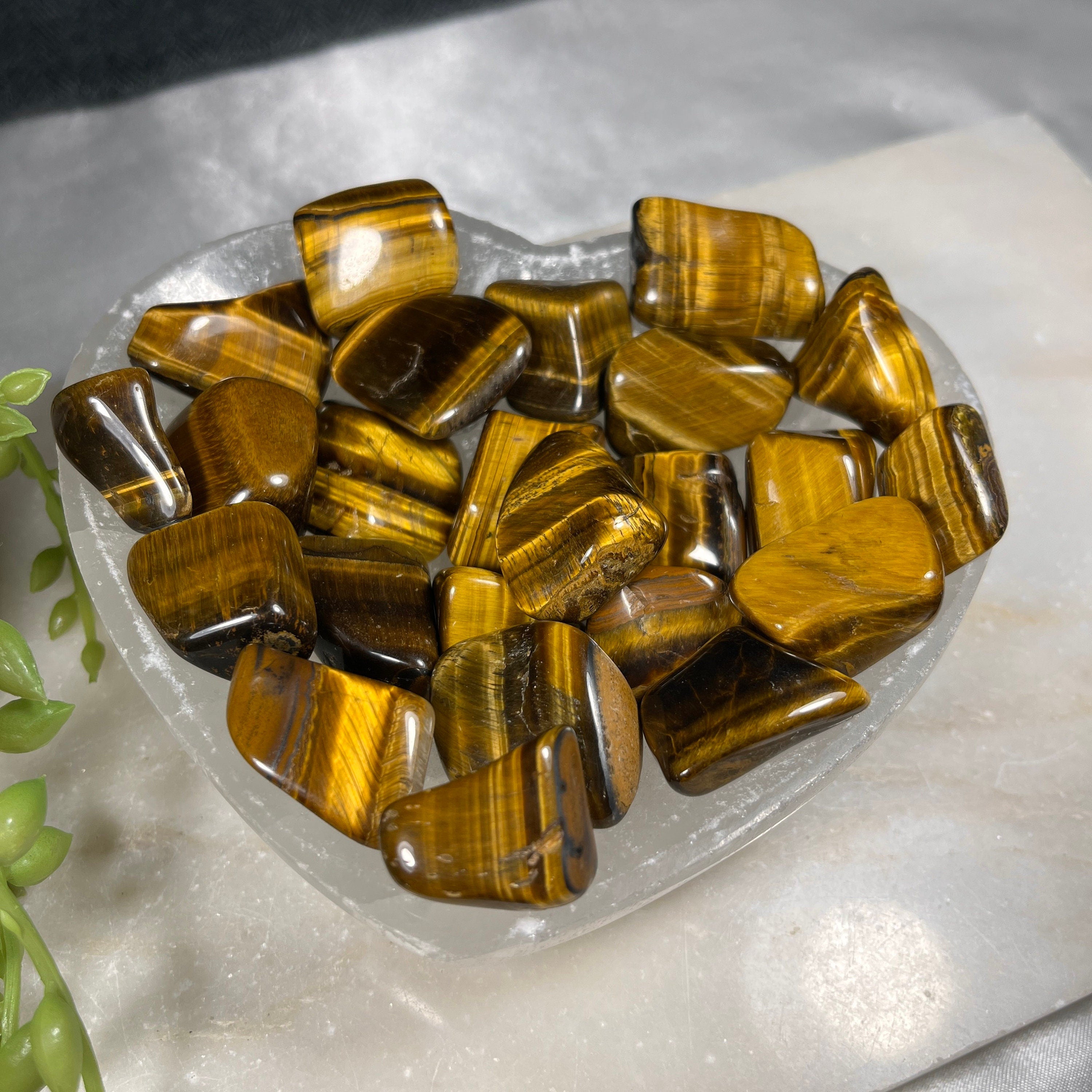 Tigers Eye Tumblestones,  Ethically Sourced UK Crystals