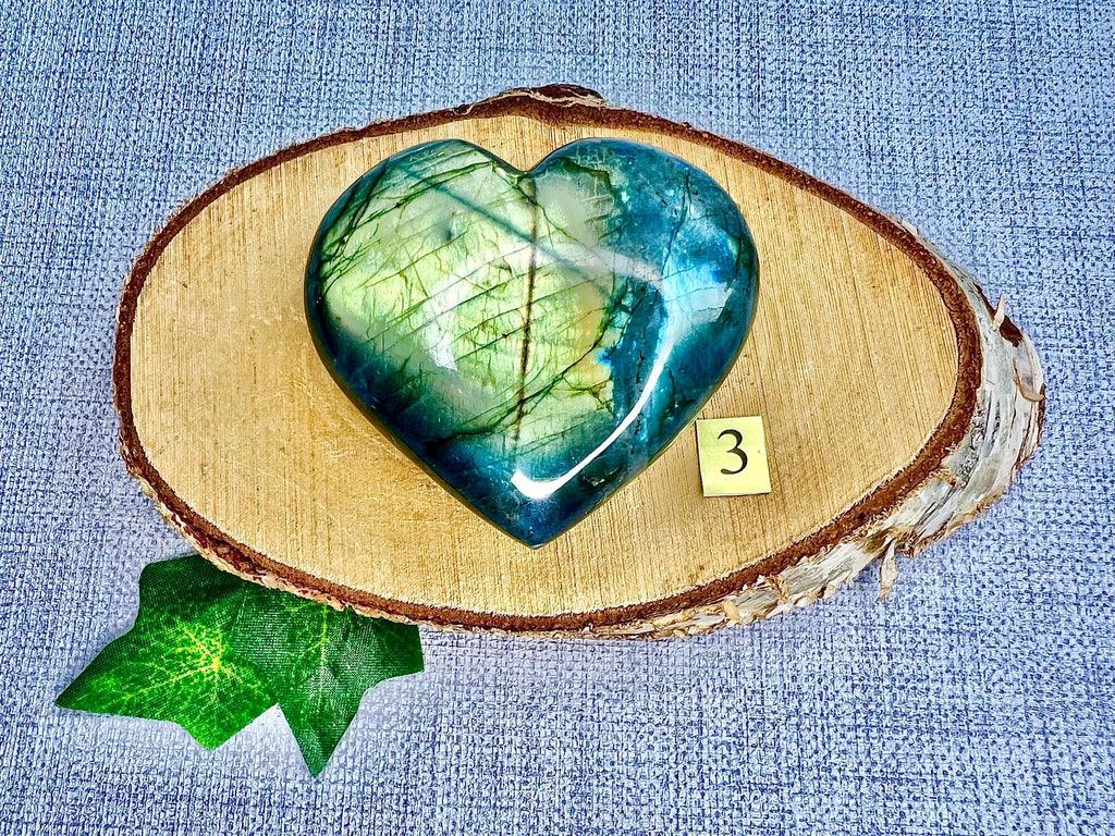 Stunning Large Labradorite Hearts, UK Crystals, Ethically Sourced, Crystal Gift, Reiki Stones, Throat Chakra, Birthday Present, Anti Anxiety