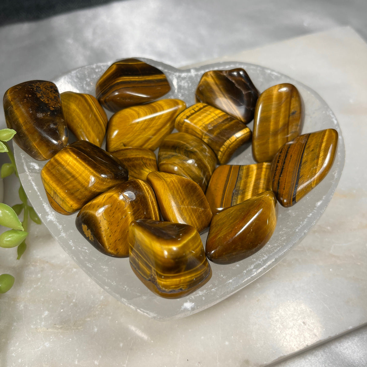 Tigers Eye Tumblestones,  Ethically Sourced UK Crystals