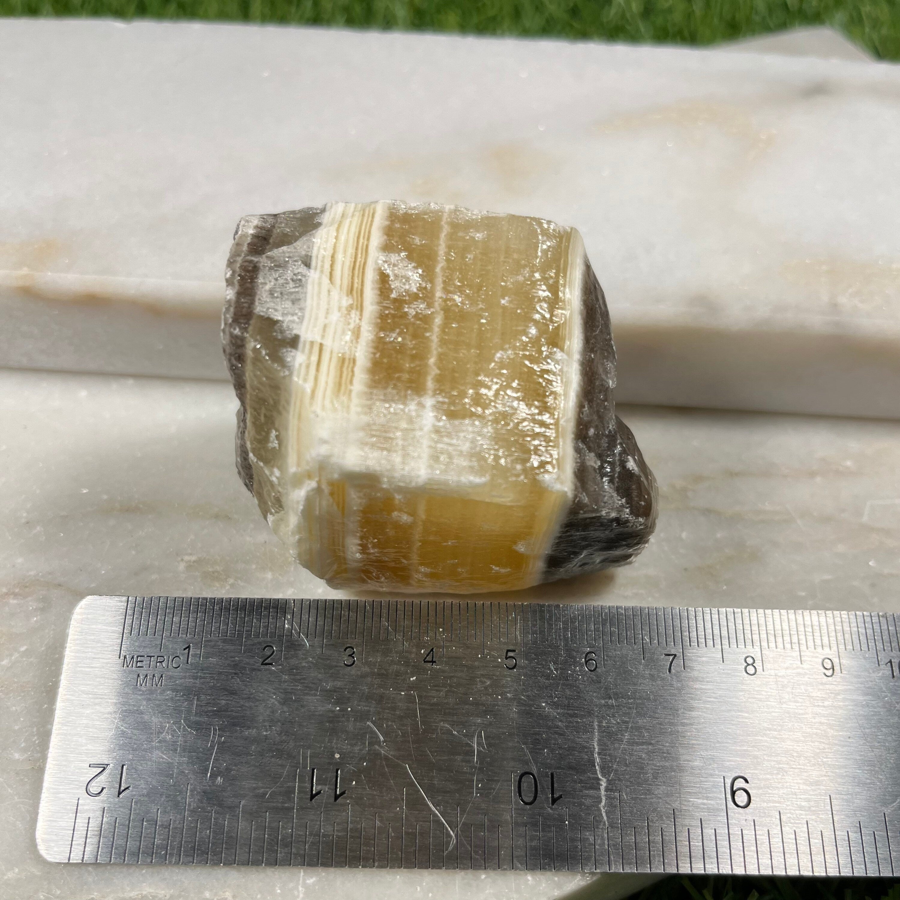 Zebra Calcite Crystals, Raw Phantom Calcite Chunks, Balances all Chakras, Ethically Sourced UK Healing Crystals, Reiki Stones