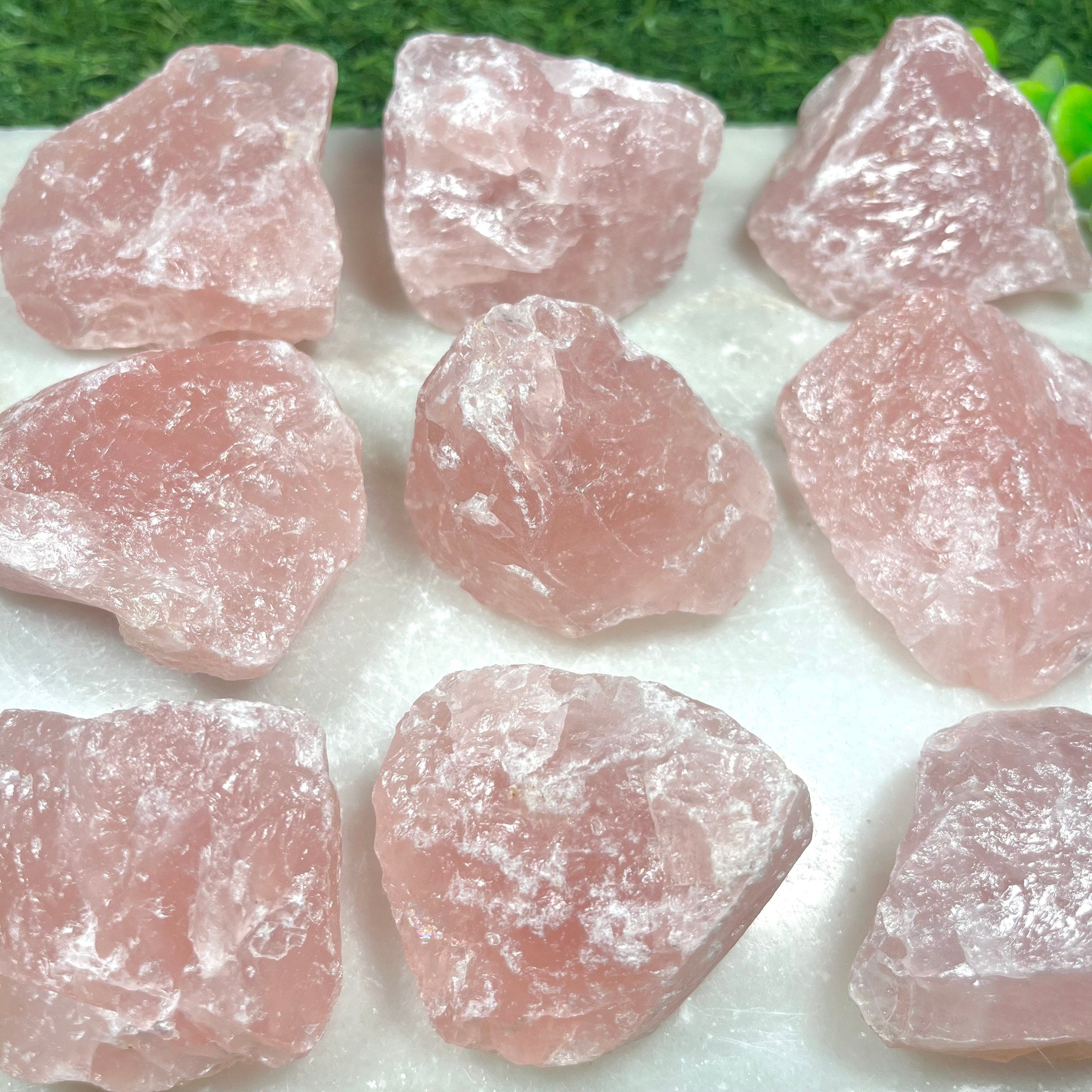 Raw Rose Quartz Healing Crystal, Pink Stone for Unconditional Love, UK Crystals, Ethically Sourced, Gemstone for fertility, Heart Chakra
