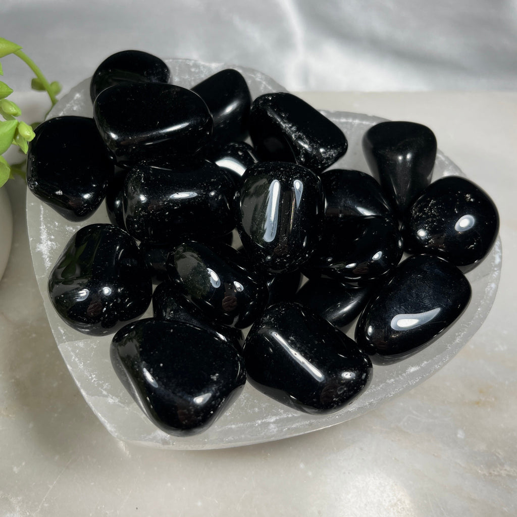 Black Obsidian Tumblestones, Protection Stone, Intuition, Reiki, Consciously Sourced UK Crystals | Gift