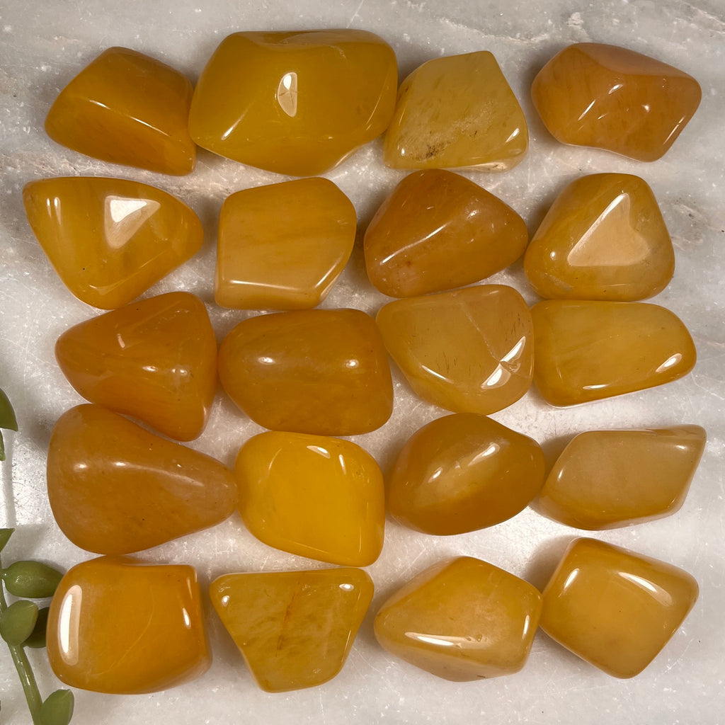 Yellow Aventurine Tumblestones, Consciously Sourced UK Crystals