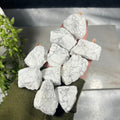 Raw Howlite crystals, Ethically Sourced UK Healing Crystals, Crown Chakra, Reiki Stones, Unique Crystal Gift, White and Grey Crystals