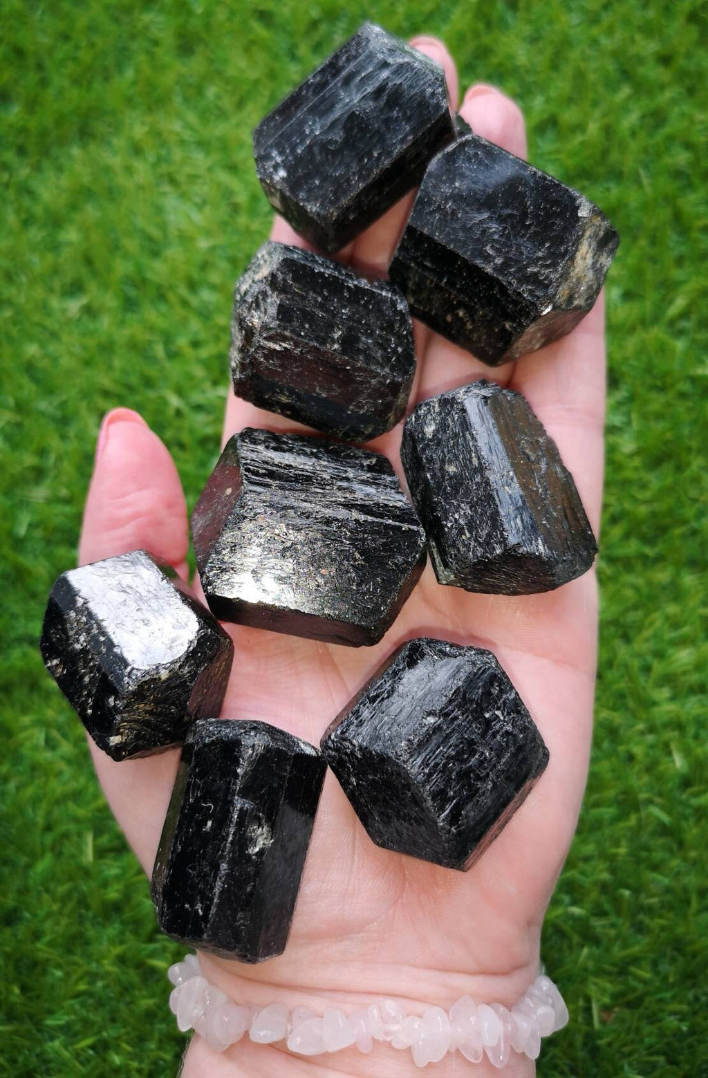 Double Point Black Tourmaline Crystal, Ethically Sourced, Crystal for Protection, UK Reiki Healing Stone, Metaphysical Shop, Root Chakra