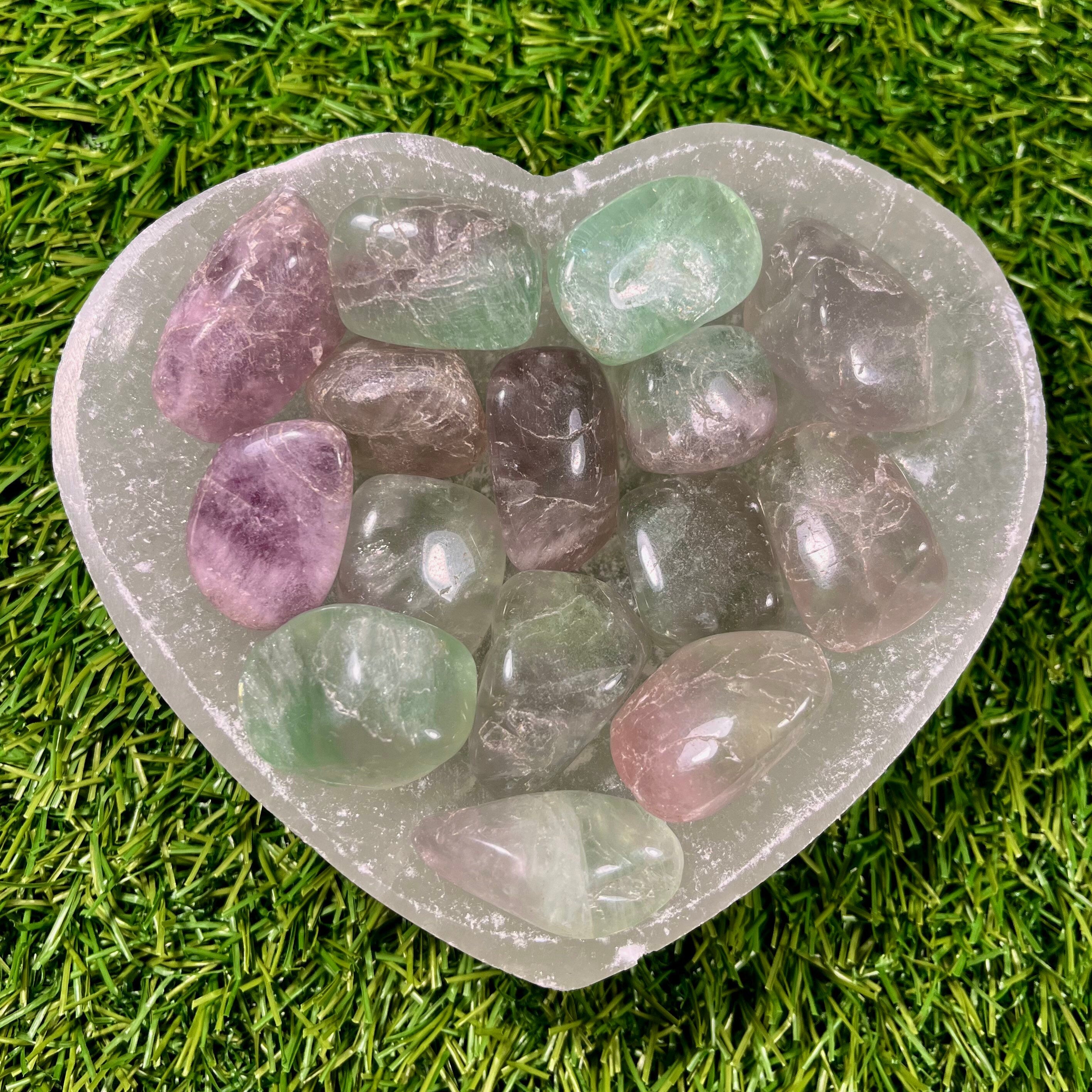 Rainbow Fluorite Tumblestones | Consciously Sourced Crystals