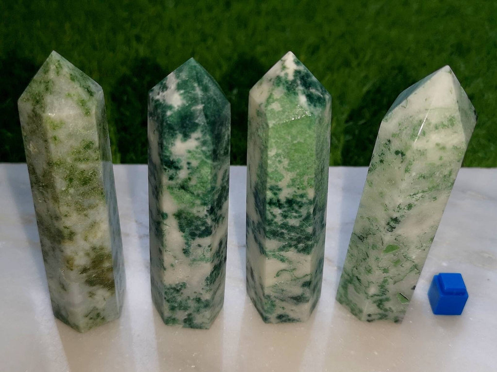 Tree Agate Towers, Crystal Generators, Ethically Sourced UK Crystals