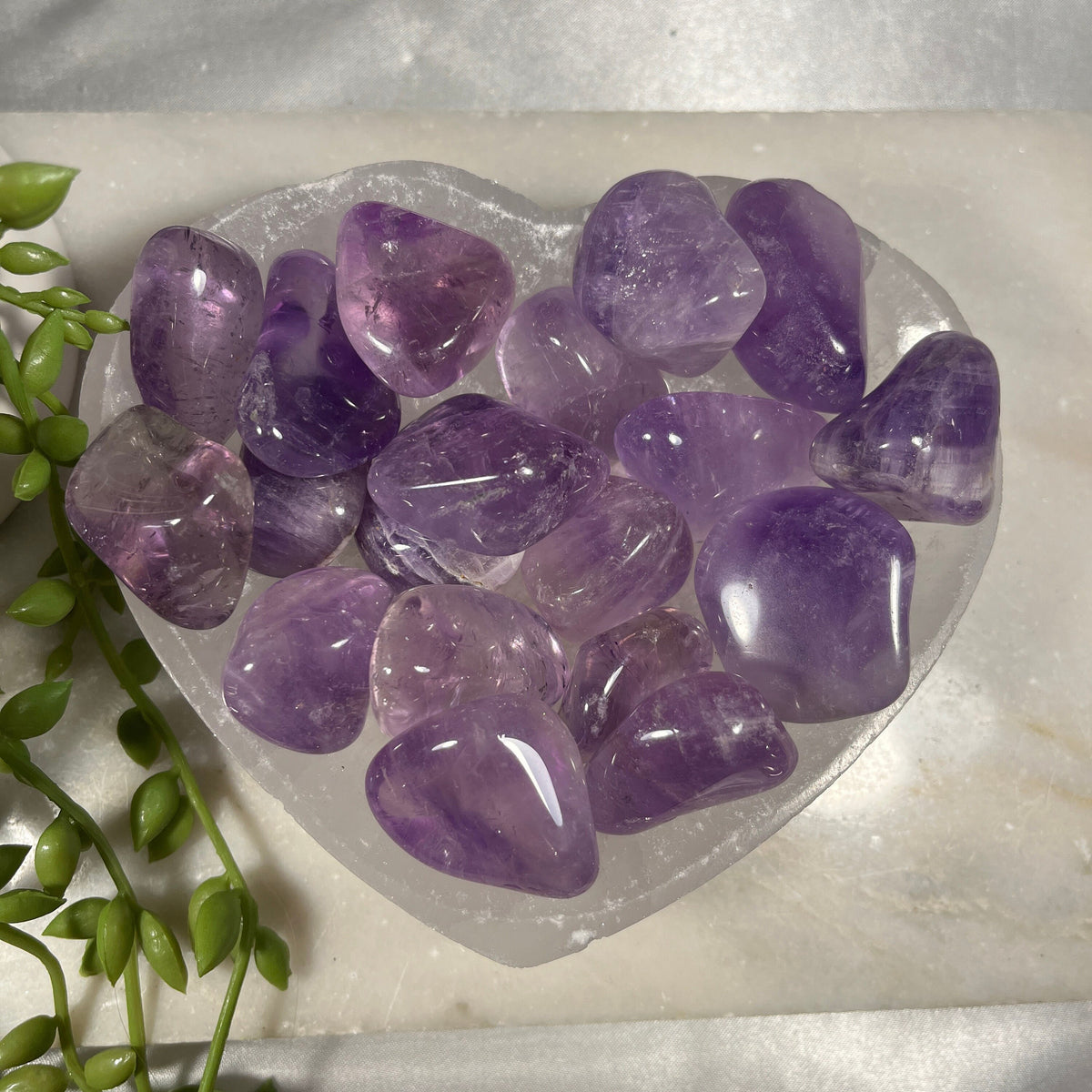 AAA Grade Amethyst Tumblestones, Amethyst Tumblestones, High Quality Lilac Amethyst, Consciously Sourced, UK Crystals
