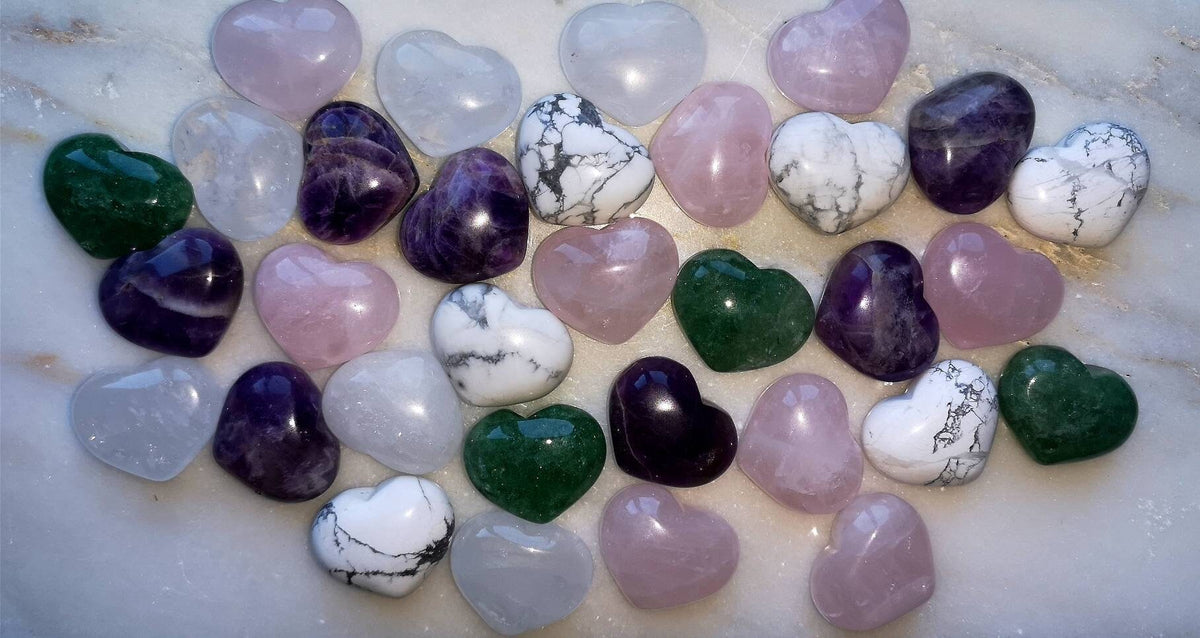 High Quality Beautiful Puffy Crystal Hearts, UK Crystals, Ethically Sourced, Mother's Day Gift, Birthday Present, Rose Quartz Crystal Heart