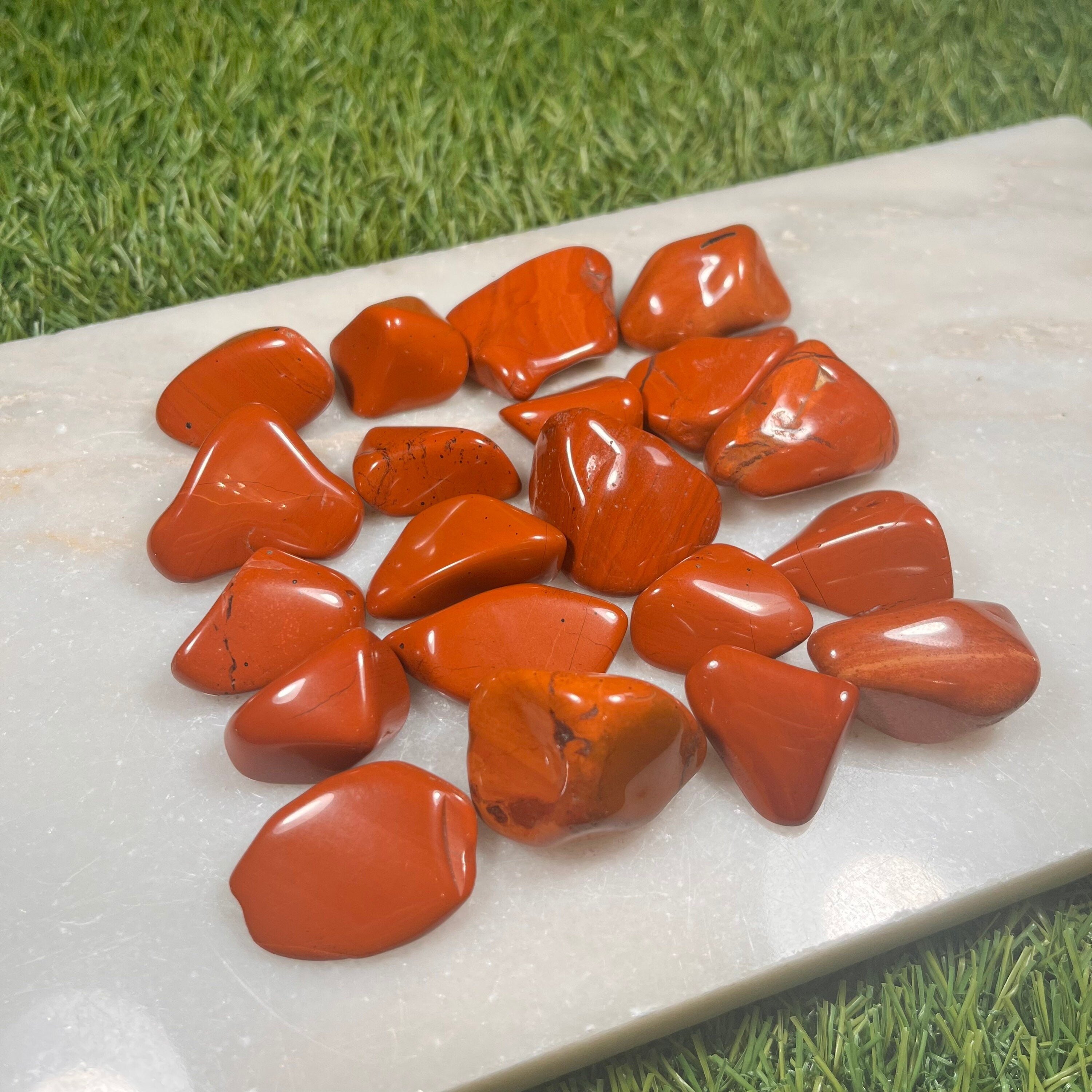 Red Jasper Tumblestones, Healing Crystal, Energy Giver, Root Chakra, Ethically Sourced UK Crystals | Crystal Gift