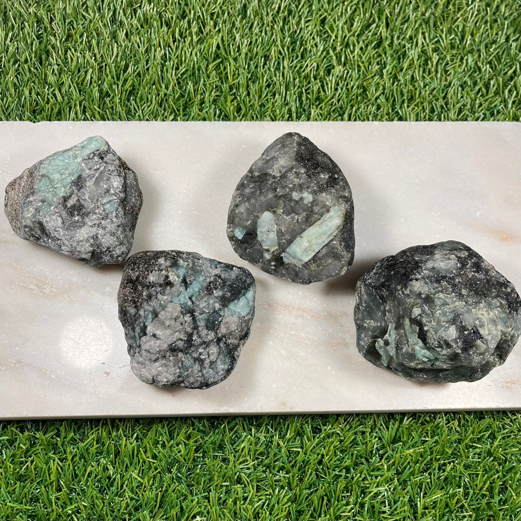 Raw African Emerald Chunks, Heart Chakra Healer, Ethically Sourced UK Crystal Gift