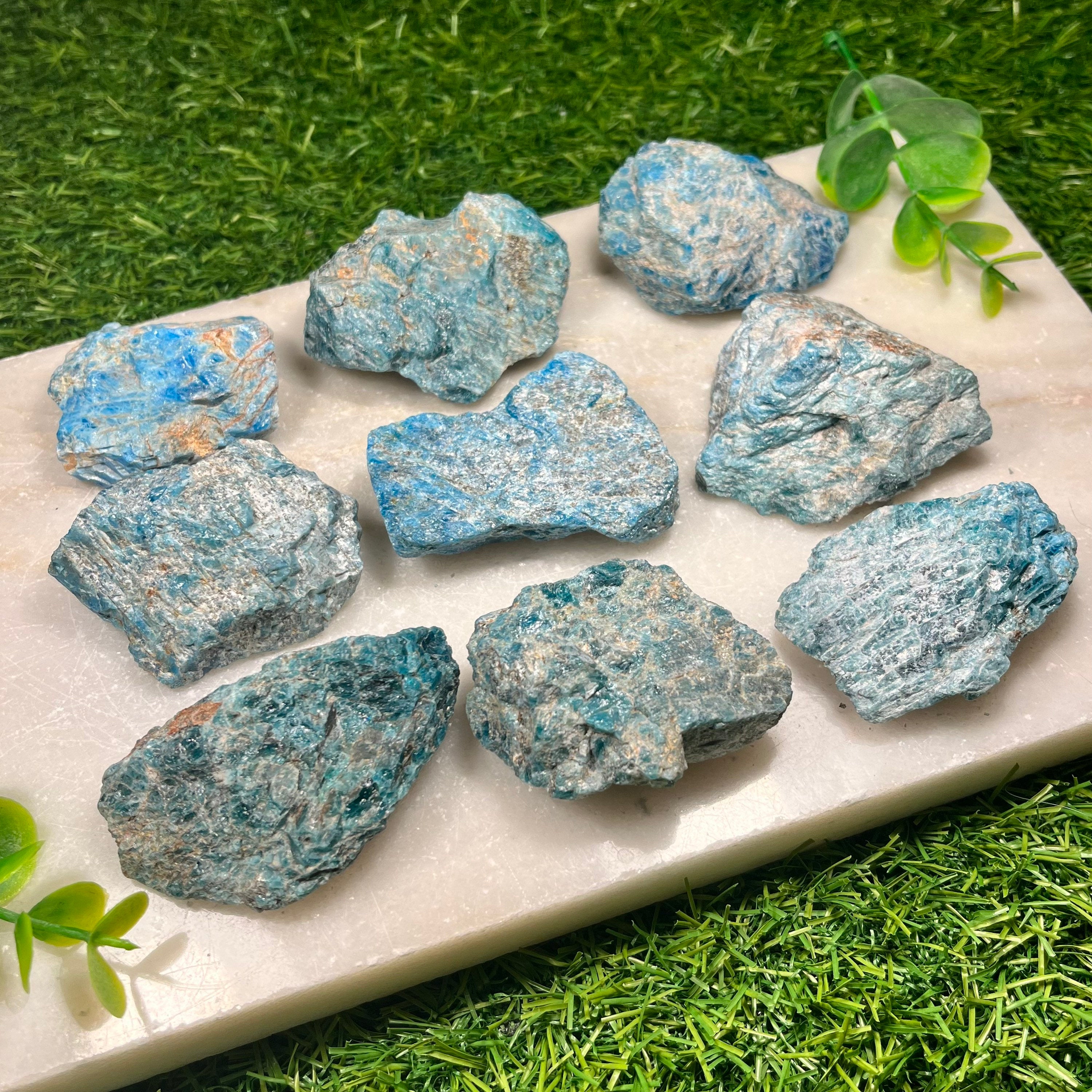 Raw Apatite Chunks , Healing Crystals , Rough Apatite Crystal , UK Crystals , Consciously Sourced , Manifestation , Bones , Arthritis , Gift