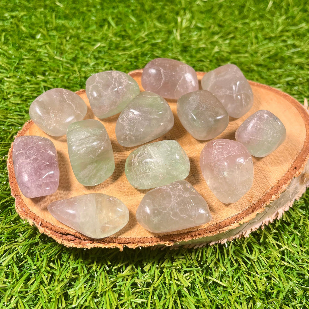 Rainbow Fluorite Tumblestones | Consciously Sourced Crystals