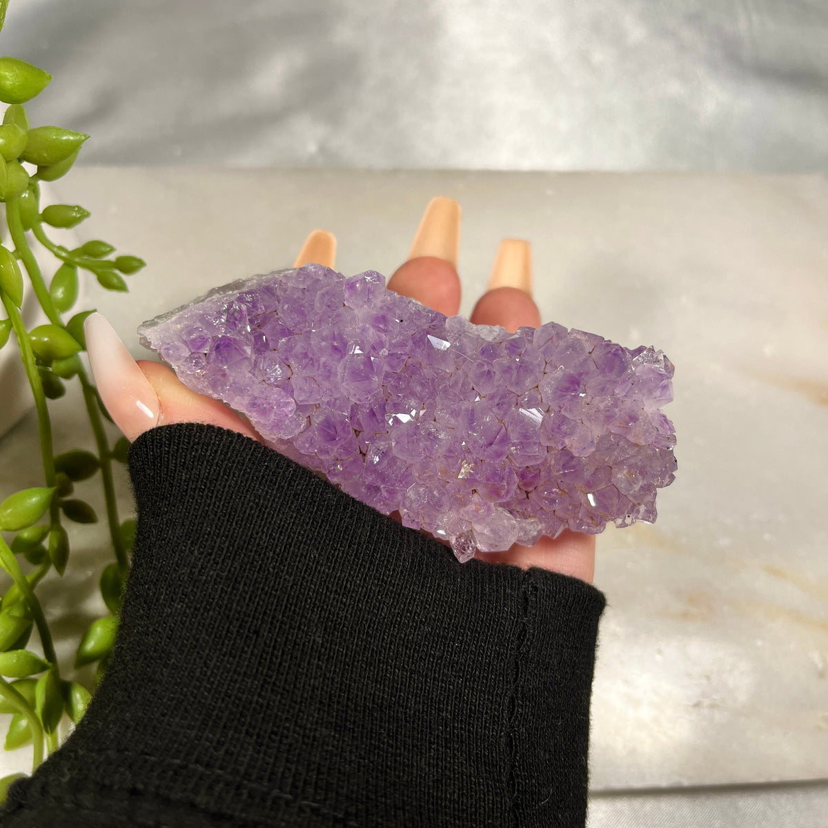 Amethyst Crystal Clusters, Raw Amethyst Geodes, Raw Amethyst, Purple Crystals, Soothe Anxiety, Consciously Sourced, UK Healing Crystals
